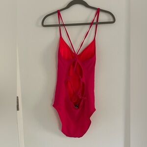 Aerie Tie Back One Piece Swimsuit | Medium Long
